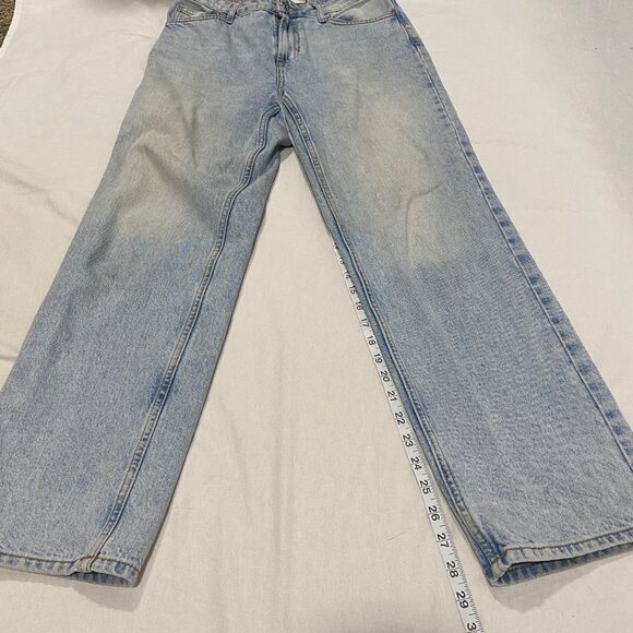 Free People We the Free Pacifica‎ Straight Leg Jean in Light Blue Size 29 - Picture 6 of 8